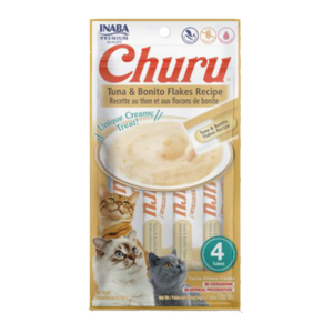 Churu x4 Atún con hojuelas de bonito