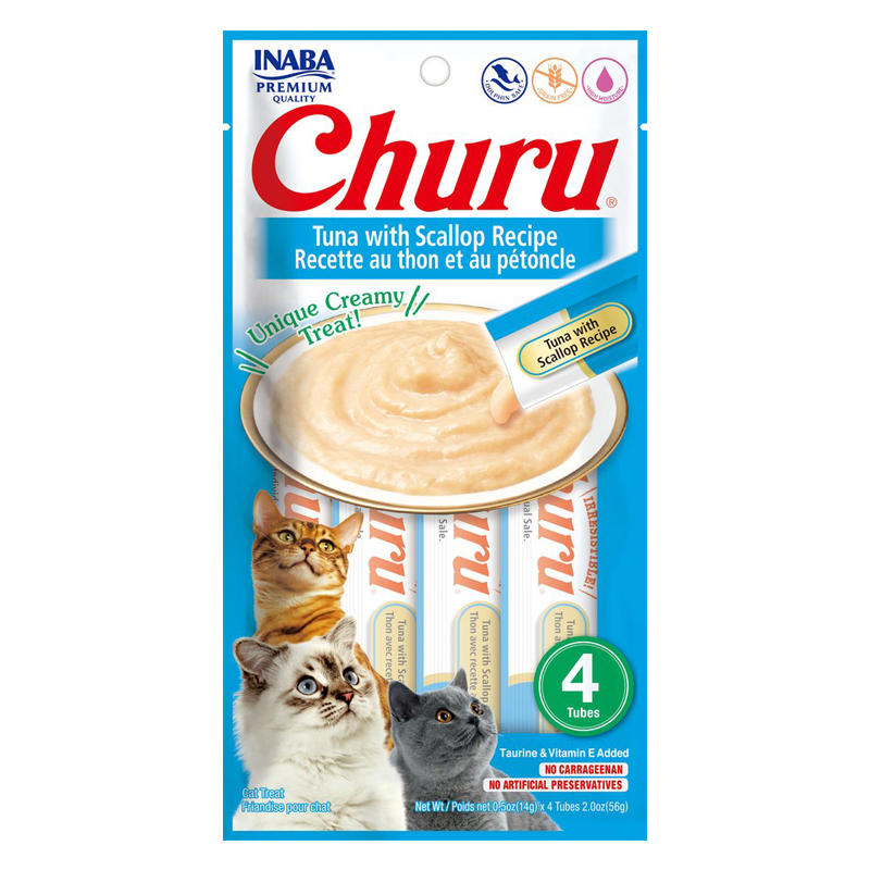 Churu x4 Atún con vieiras