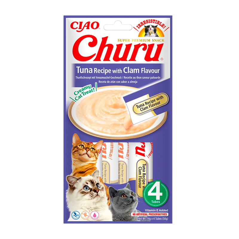 Churu x4 Atún con almejas