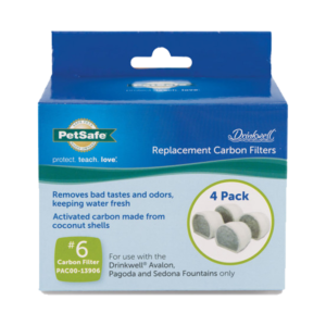 Filtros de carbón Drinkwell - paquete de 4