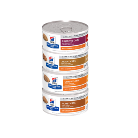 Latas de Hill's medicadas