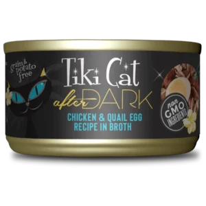 Tiki Cat After Dark - Pollo y huevo de codorniz