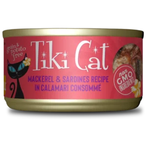 Tiki Cat - Caballa y sardinas en consomé de calamar
