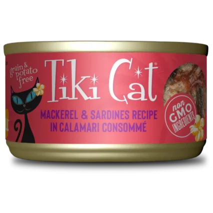 Tiki Cat - Caballa y sardinas en consomé de calamar