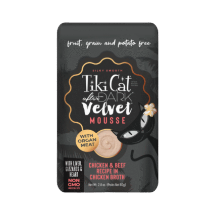 Tiki Cat Mousse - Pollo con res en caldo de pollo